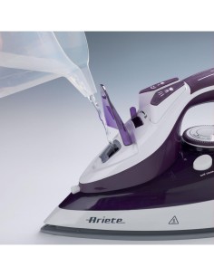 STEAM IRON FERRO DA STIRO A VAPORE PIASTRA CERAMICA 2200W 6243 ARIE...