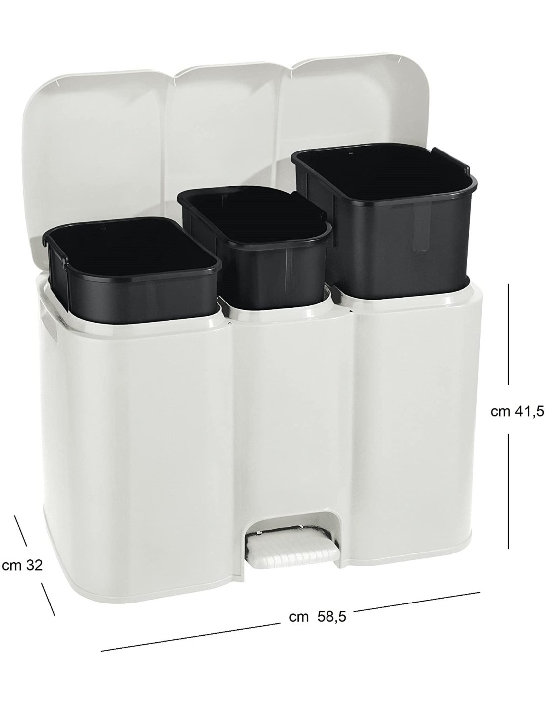 PATTY PATTUMIERA A 3 SCOMPARTI 34 LT TONTARELLI su TreG Ingrosso