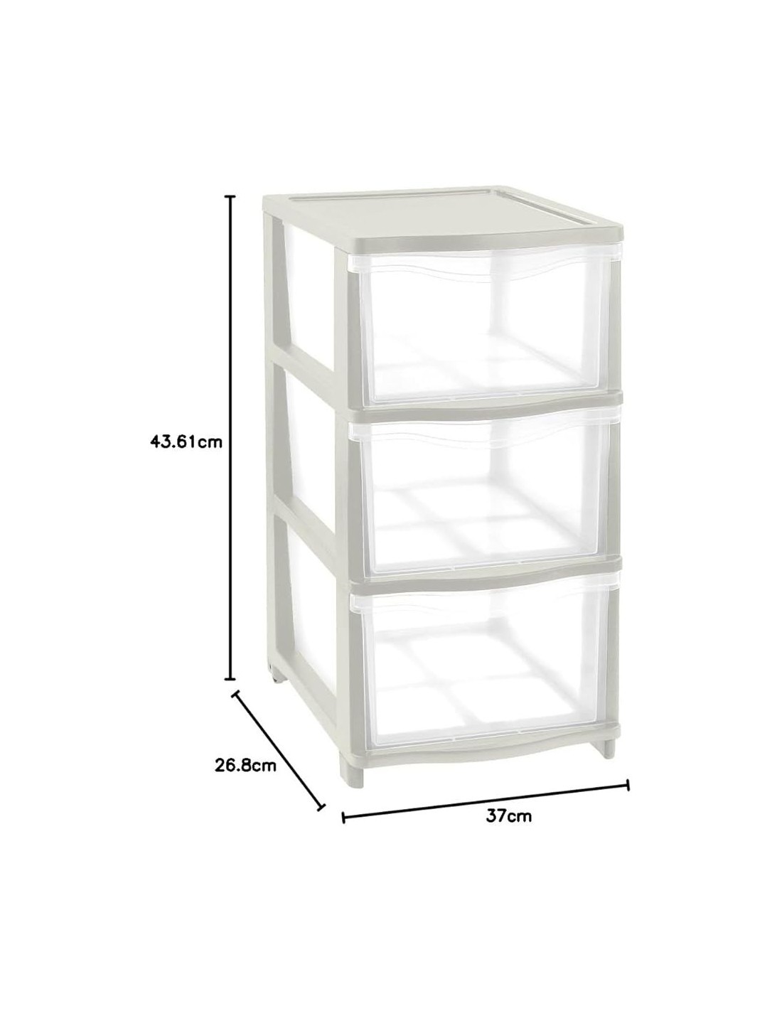 CASSETTIERA COVER MEDIA A 3 CASSETTI TONTARELLI su TreG Ingrosso