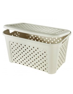 ARIANNA CESTA PORTABIANCHERIA CON COPERCHIO 5407 TONTARELLI su TreG...