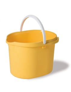 UNICO SECCHIO OVALE IN PLASTICA 15 LT COLORI ASSORTITI BELLI E FORT...