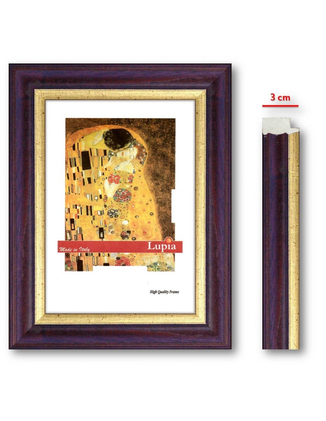 CORNICE GANDHI 15X20 CM IN LEGNO LUPIA su TreG Ingrosso