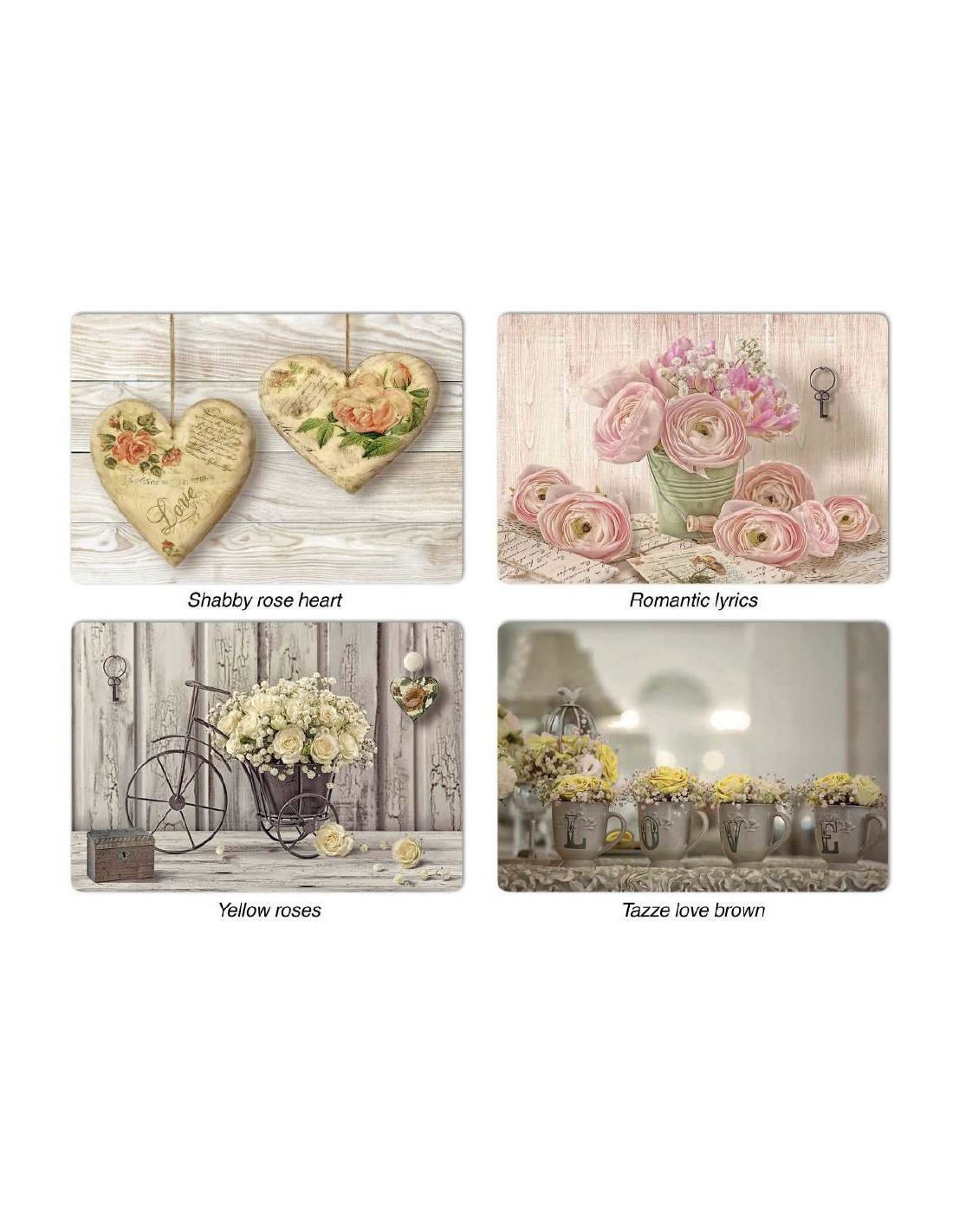 TOVAGLIETTA SHABBY BROWN 31X45 CM ASSORTITO LUPIA su TreG Ingrosso