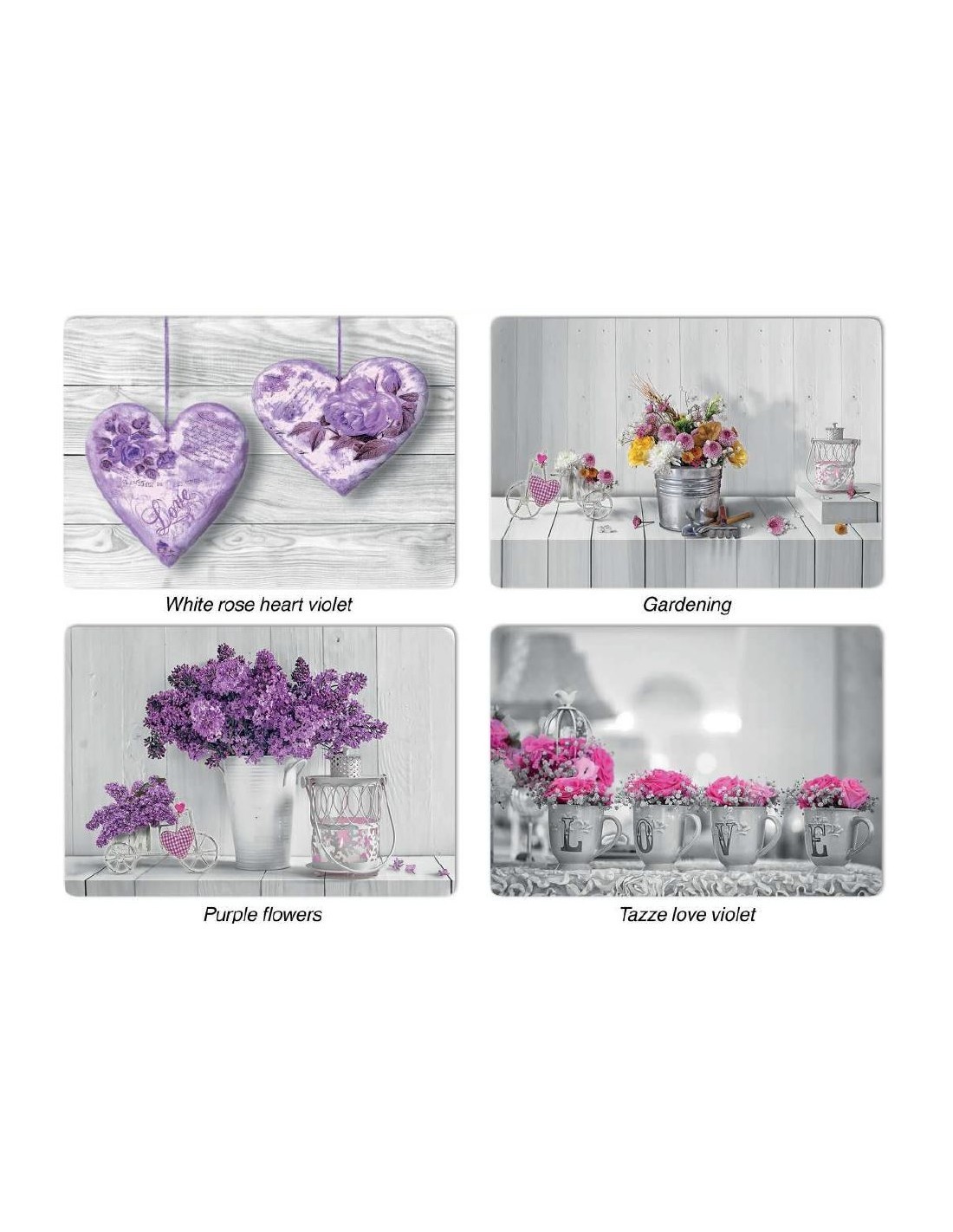 TOVAGLIETTA SHABBY WHITE 31X45 CM ASSORTITO LUPIA su TreG Ingrosso