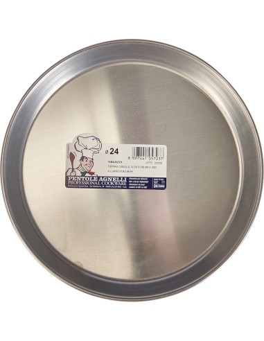 TORTIERA CONICA ALLUMINIO 24 CM BALDASSARE AGNELLI su TreG Ingrosso