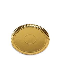 GUARDINI VASSOI ORO 24 CM MONOUSO SET 3 PZ 15794 su TreG Ingrosso