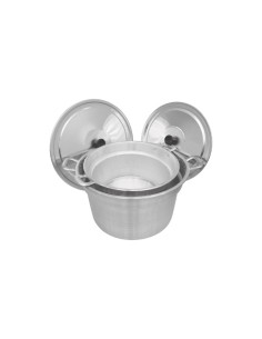 CF 2 PZ CALDAIE IN ALLUMINIO 2 MANICI 24/28 CM PENTALUX su TreG Ing... 2