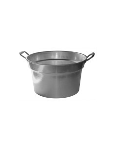 CALDAIA IN ALLUMINIO 2 MANICI 80 CM CON COPERCHIO PENTALUX su TreG ...
