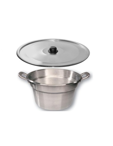 CALDAIA IN ALLUMINIO CON COPERCHIO 60 CM PENTALUX su TreG Ingrosso