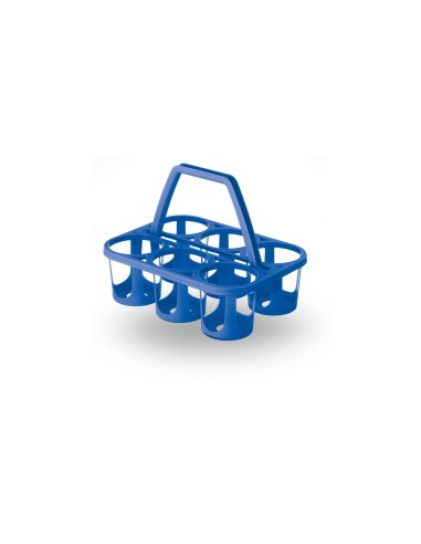 CESTELLO PORTABOTTIGLIE IN PLASTICA 26X34X26 CM VECA su TreG Ingrosso