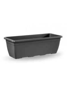 NAXOS FIORIERA CON SOTTOVASO IN PLASTICA 40 CM ANTRACITE VECA su Tr... 2