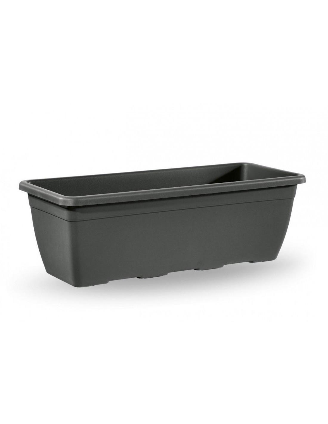 NAXOS FIORIERA CON SOTTOVASO IN PLASTICA 40 CM ANTRACITE VECA su Tr...