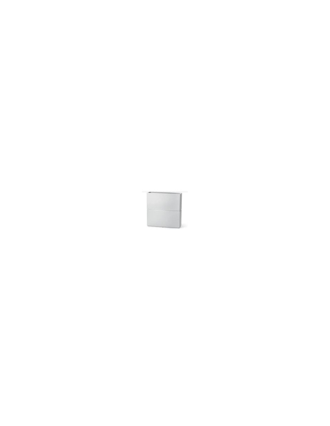 PATIO FIORIERA ALTA 80 CM CON INSERTI BIANCO VECA su TreG Ingrosso