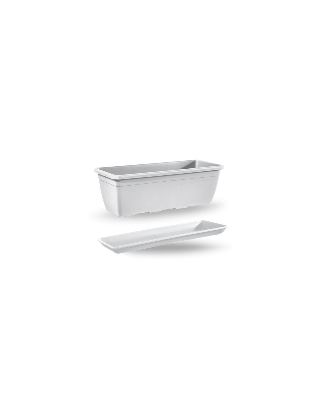 NAXOS CASSETTA CON SOTTOCASSETTA 40CM BIANCO su TreG Ingrosso