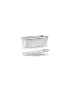 NAXOS CASSETTA CON SOTTOCASSETTA 40CM BIANCO su TreG Ingrosso 2