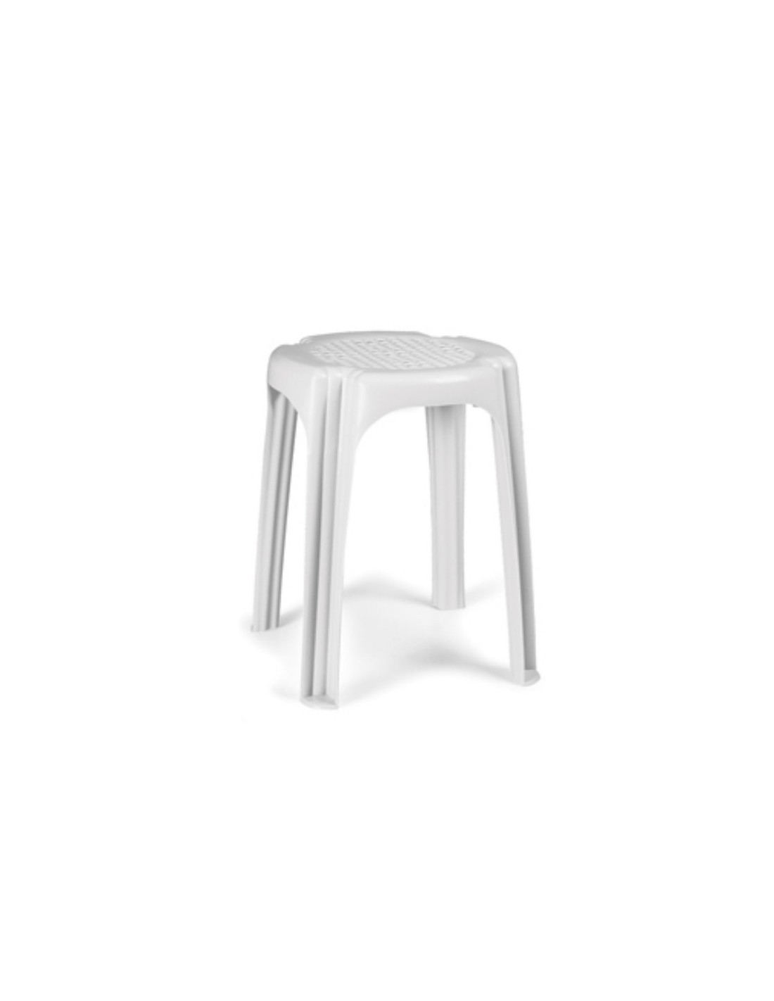 SGABELLO IMPILABILE IN PLASTICA 34X34X43.5 CM VECA su TreG Ingrosso
