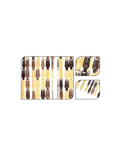 TENDA A PIASTRINE REDS FLY 120 X 225 CM DECORI ASSORTITI su TreG In...