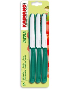 KAIMANO COLTELLO TAVOLA SET 6 PZ COLORI ASSORTITI su TreG Ingrosso 2