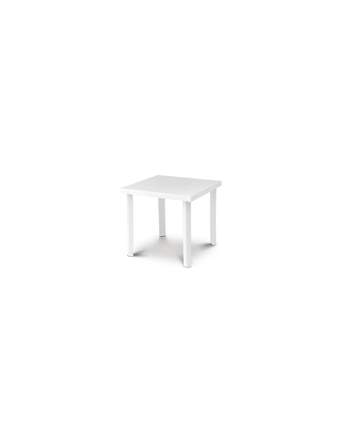 TAVOLO IN RESINA FIGARO 80X80X70CM BIANCO DIMAPLAST 2000 su TreG In...