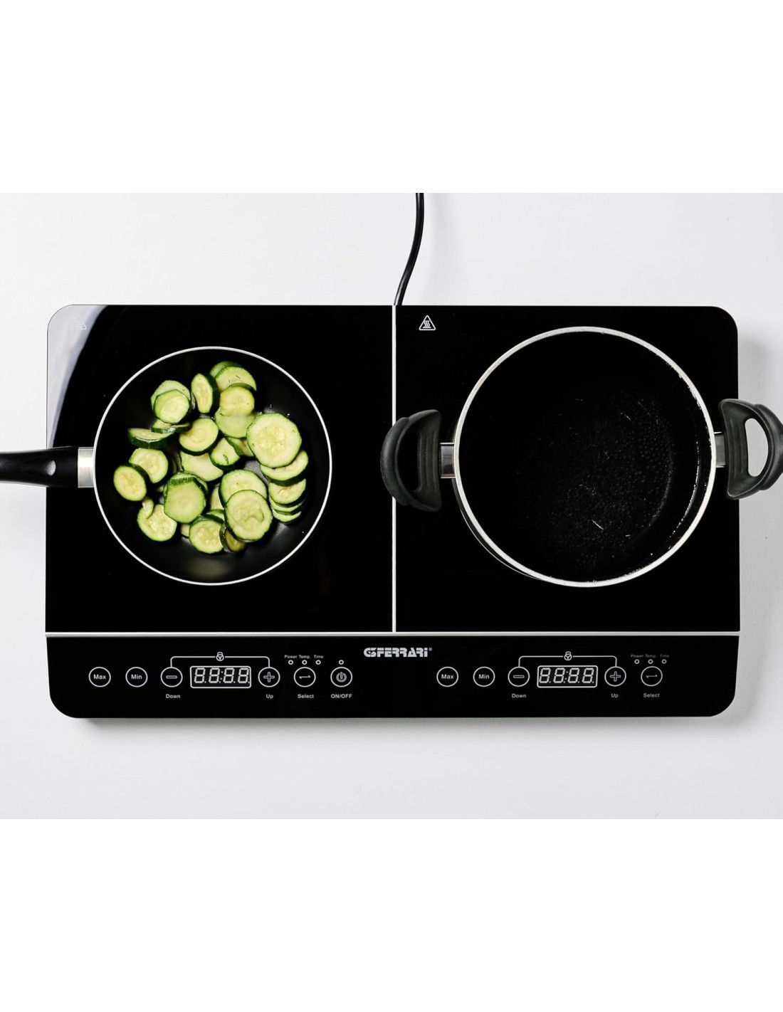 FORNELLO INDUZIONE DOPPIO 3500W G10047 G3FERRARI su TreG Ingrosso