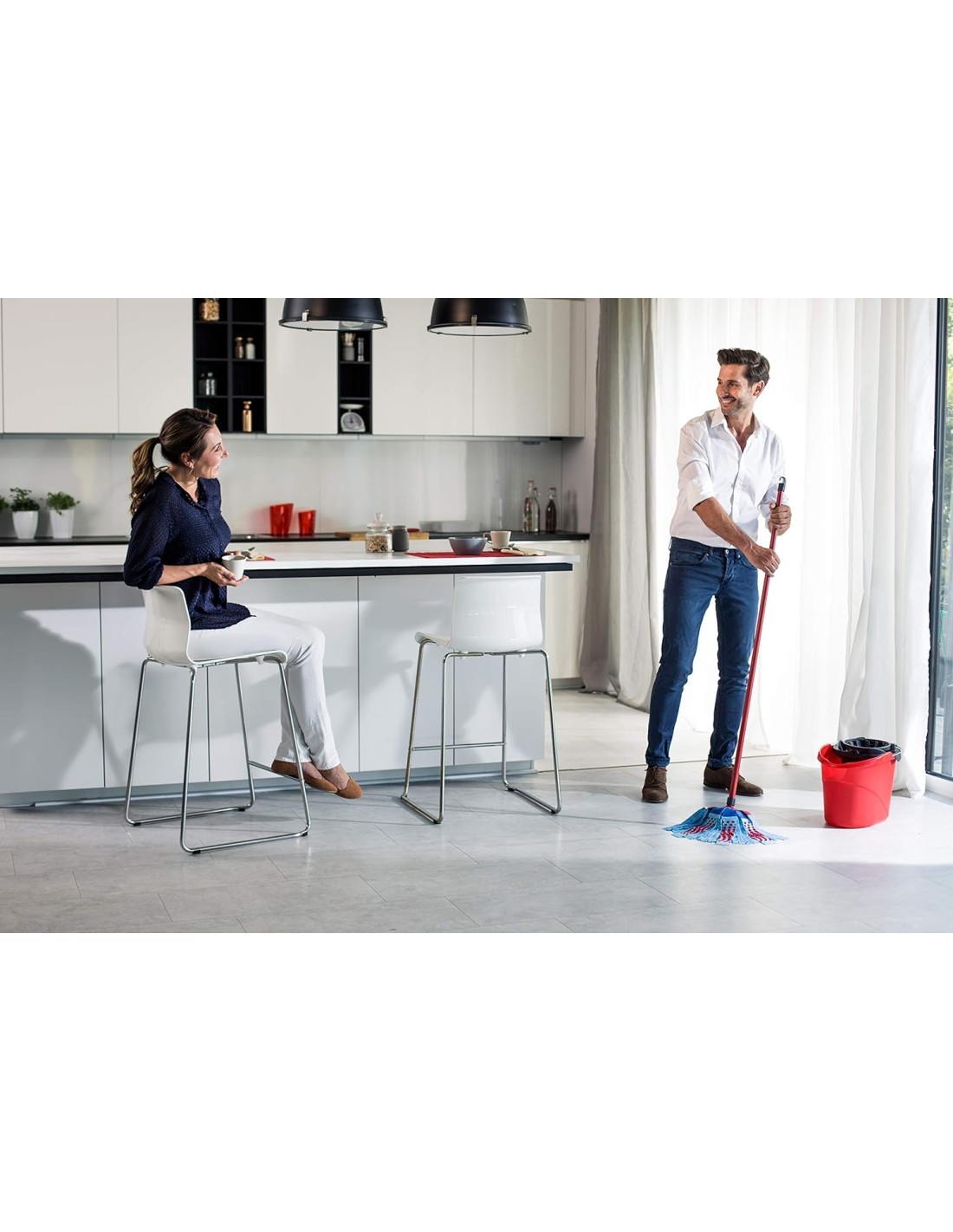 VILEDA SUPERMOCIO COMPLETO+MANICO INTERO FHP su TreG Ingrosso