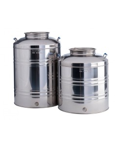 BIDONE IN ACCIAIO INOX 15 LT CON PREDISPOSIZIONE su TreG Ingrosso