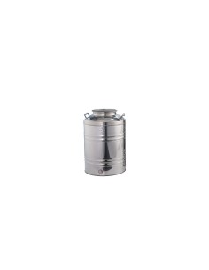 BIDONE IN ACCIAIO INOX 50 LT CON PREDISPOSIZIONE su TreG Ingrosso