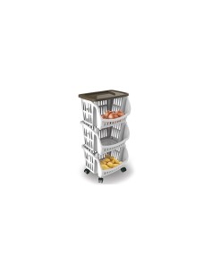 CARRELLO TIDY A 3 RIPIANI ASSORTITO su TreG Ingrosso