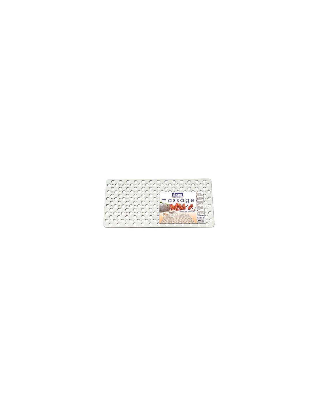 TAPPETO PER DOCCIA IN GOMMA ANTISCIVOLO 74 X 36 CM su TreG Ingrosso