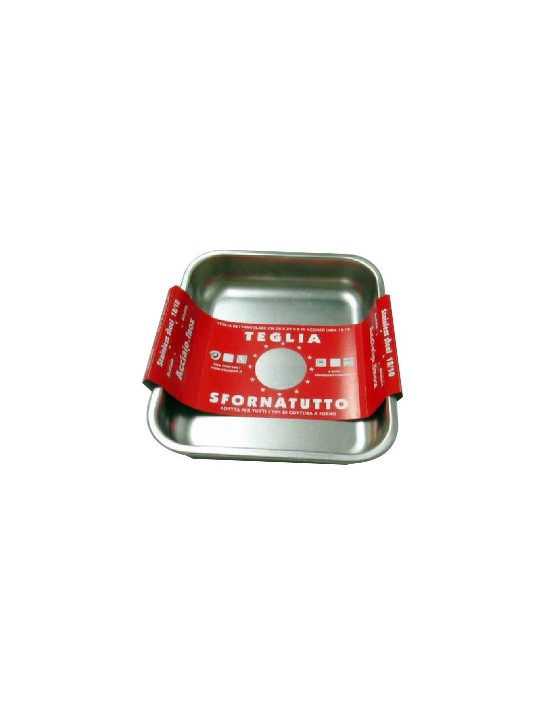 GRATIN TEGLIA SFORNATUTTO 29X25 RETTANGOLARE su TreG Ingrosso