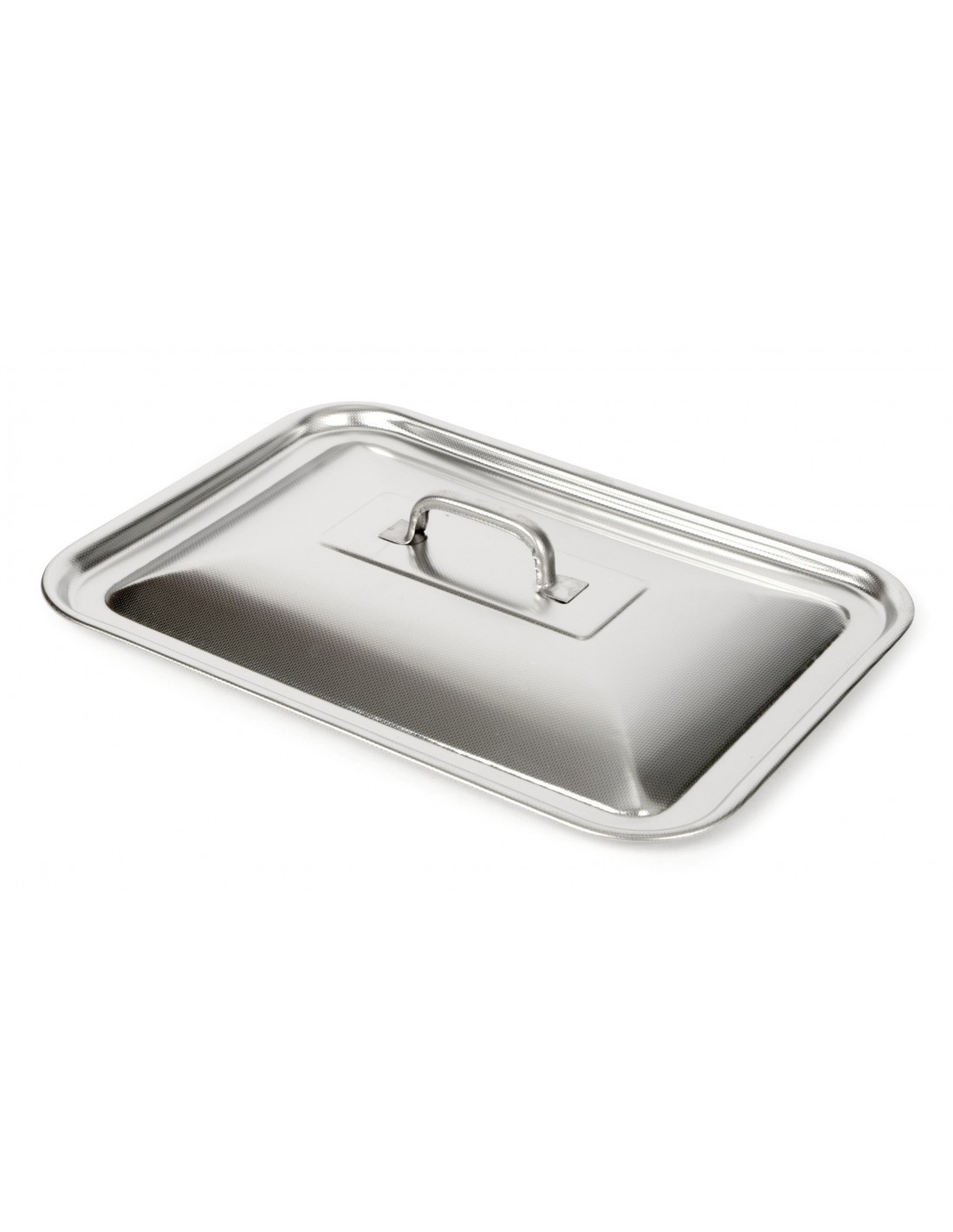 COPERCHIO RETTANGOLARE 25CM INOX 10648 su TreG Ingrosso