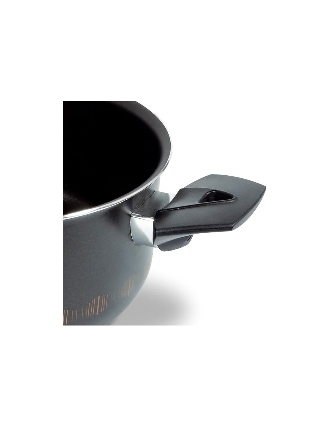 COSTANZA CASSERUOLA ANTIADERENTE D.16 CM CON MANICI ALLUFLON su Tre...