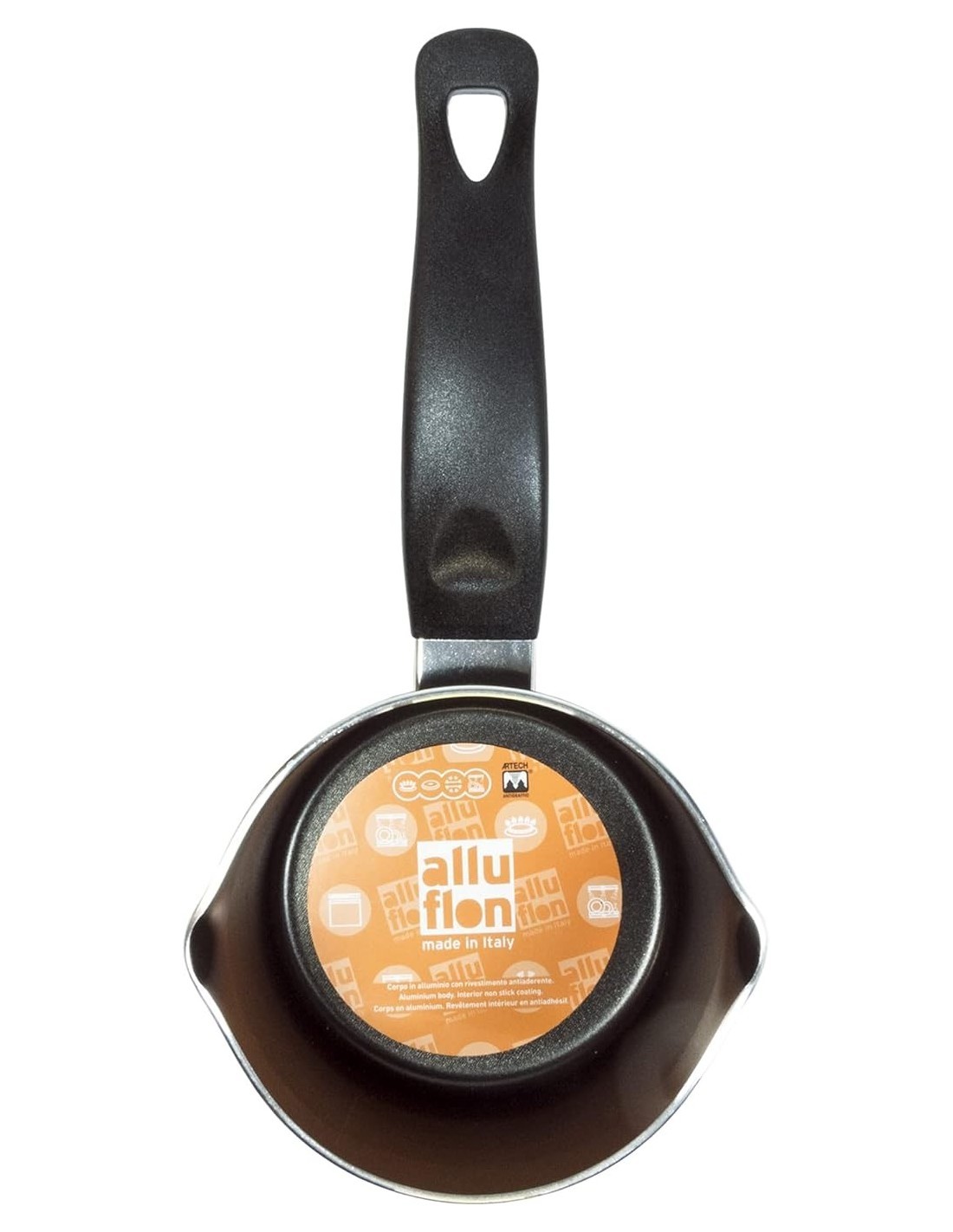 COSTANZA CASSERUOLA ANTIADERENTE D.14 CM CON MANICO ALLUFLON su Tre...