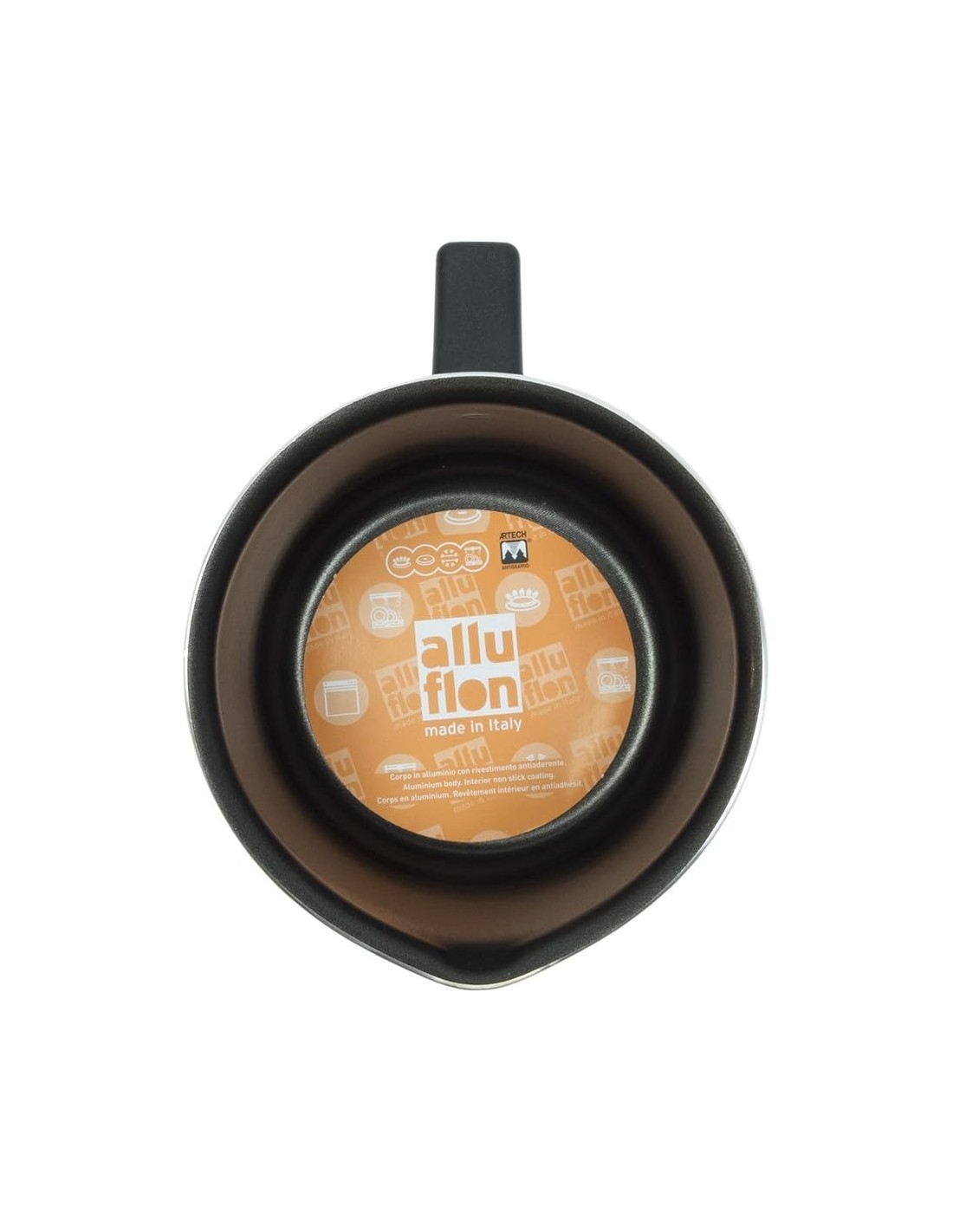 COSTANZA BOLLILATTE ANTIADERENTE D.12 CM ALLUFLON su TreG Ingrosso