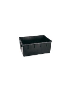 CASSETTA RETTANGOLARE IN PLASTICA 220 LT NERO PLASTIME su TreG Ingr...