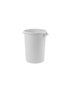 BIDONE IN PLASTICA 120LT BIANCO C/COPERCHIO PLASTIME su TreG Ingrosso