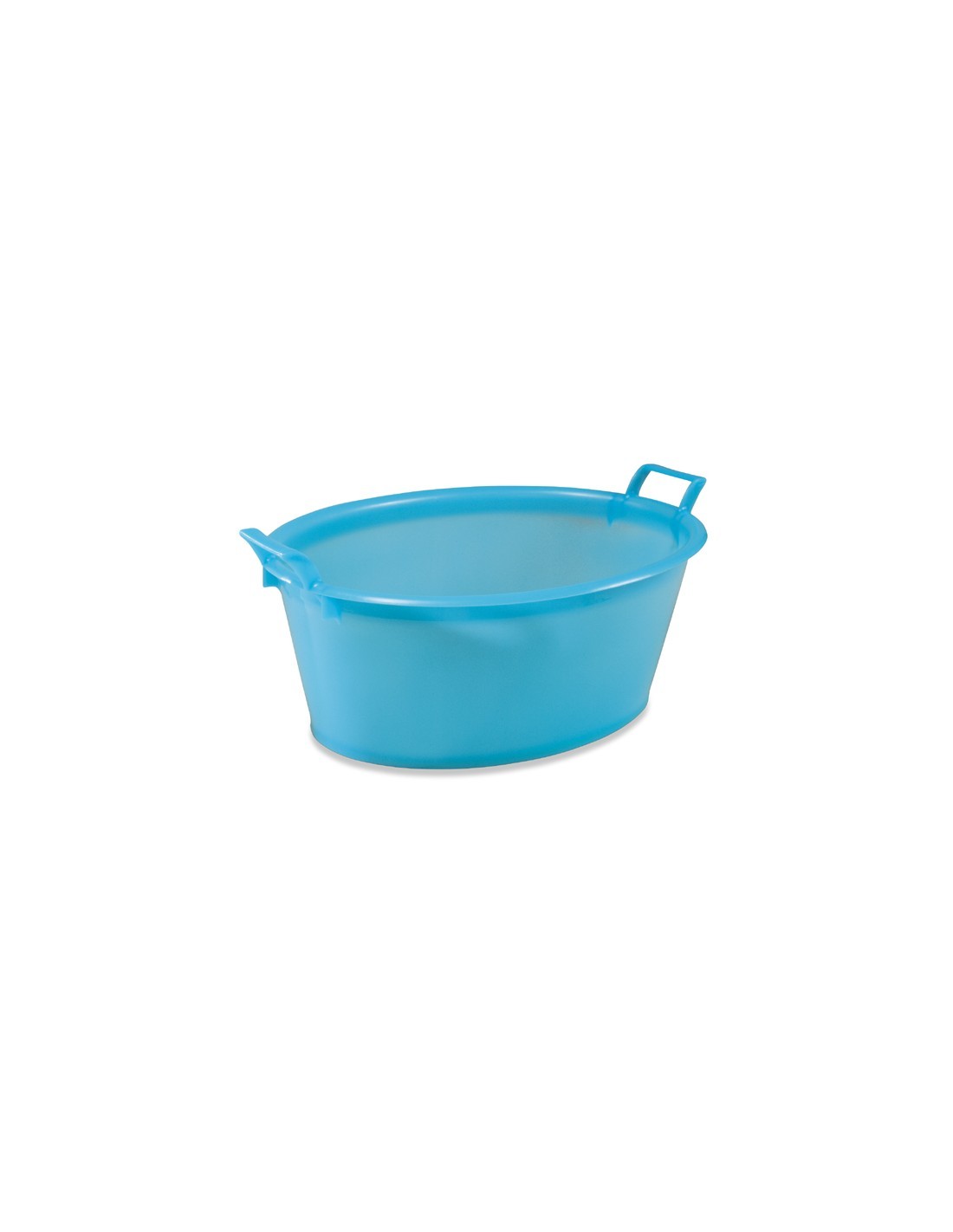 BACINELLA OVALE IN PLASTICA 18 LT COLORI ASSORTITI PLASTIME su TreG...