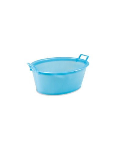 BACINELLA OVALE IN PLASTICA 35 LT COLORI ASSORTITI PLASTIME su TreG...