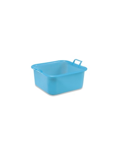 BACINELLA QUADRATA IN PLASTICA 15 LT COLORI ASSORTITI PLASTIME su T...