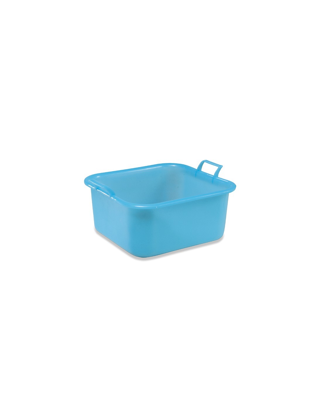 BACINELLA QUADRATA IN PLASTICA 15 LT COLORI ASSORTITI PLASTIME su T...