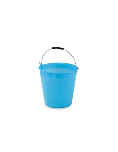 SECCHIO ADDA IN PLASTICA BIANCO/BLU 6 LT su TreG Ingrosso