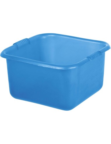 BACINELLA QUADRATA IN PLASTICA 34 LT COLORI ASSORTITI PLASTIME su T...