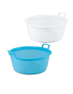 BACINELLA TONDA IN PLASTICA 14LT COLORI ASSORTITI PLASTIME su TreG ...