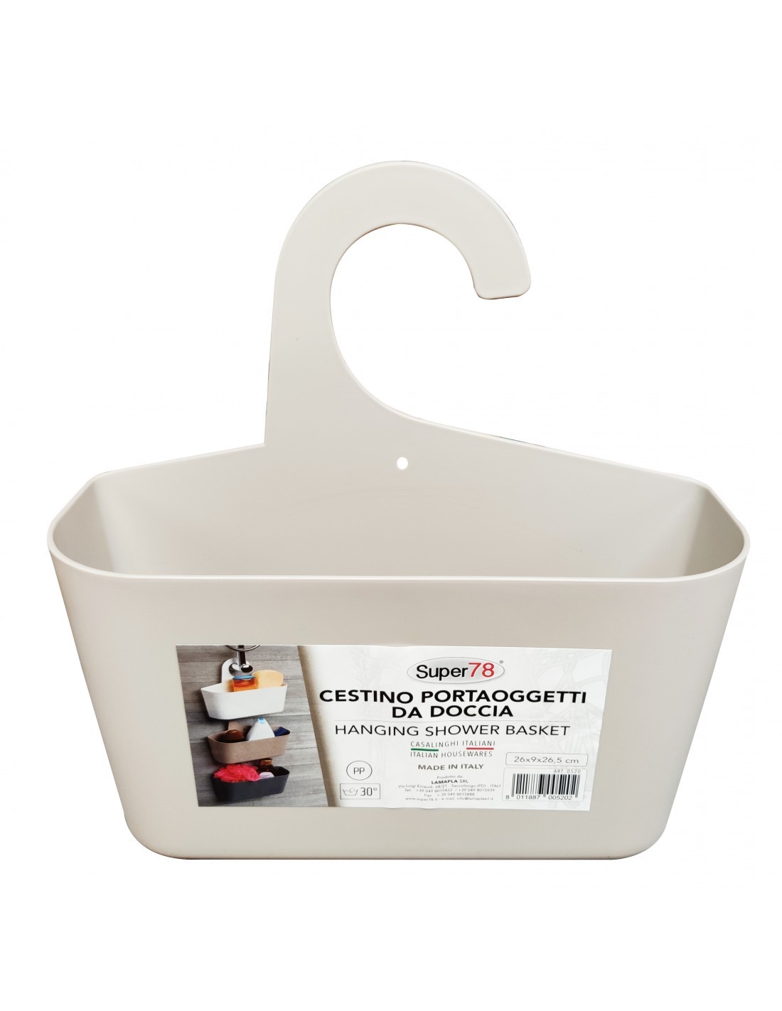 PORTAOGGETTI 0520A DA DOCCIA ASSORT su TreG Ingrosso