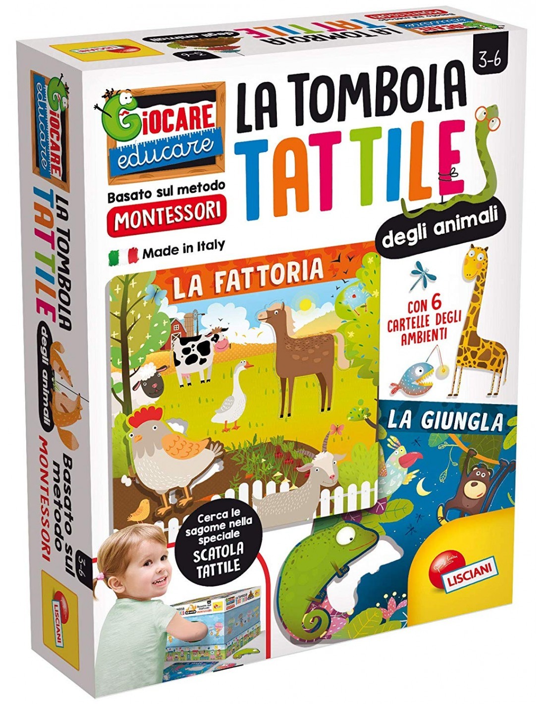 TOMBOLA TATTILE MONTESSORI 72460 su TreG Ingrosso