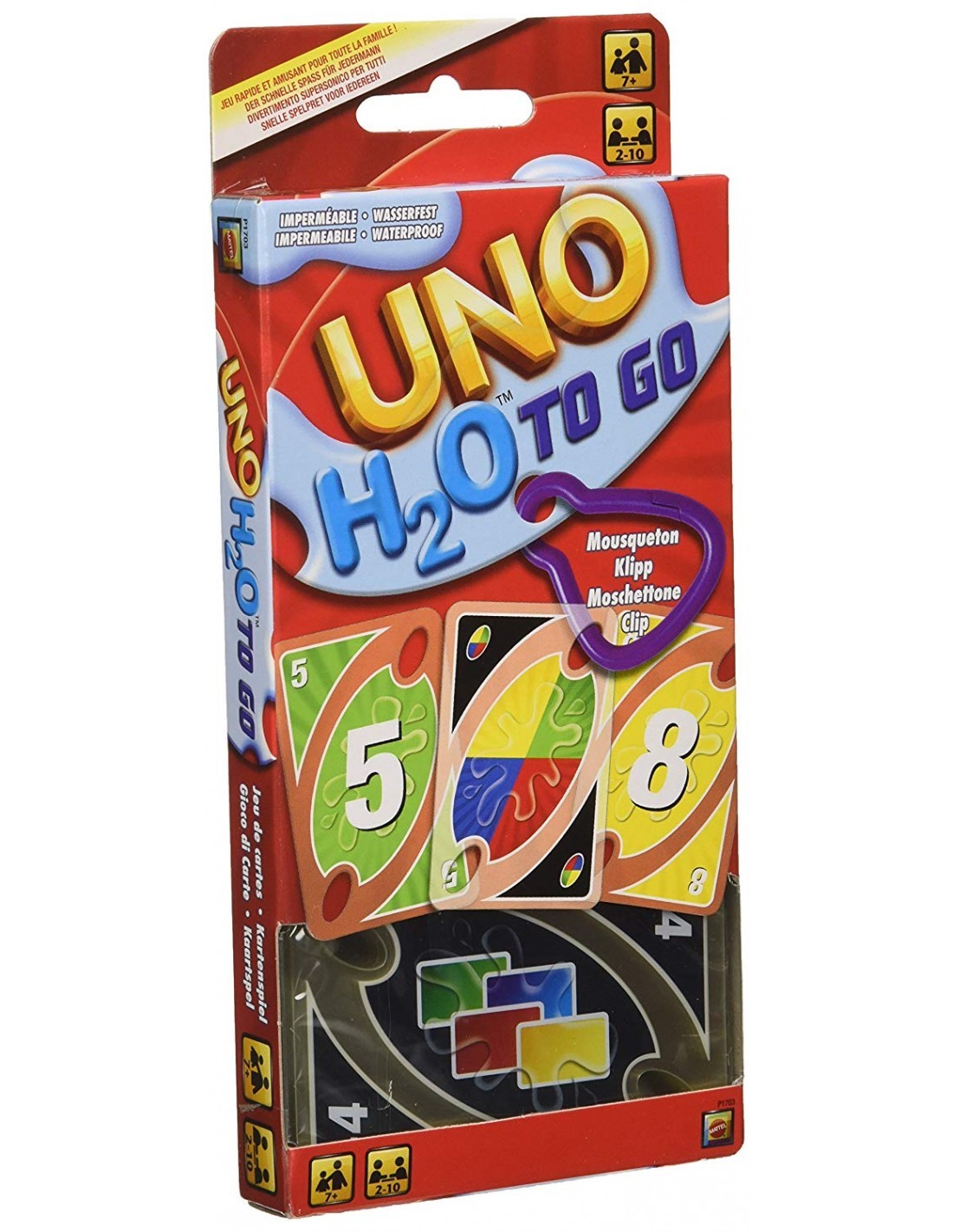 CARTE UNO H2O TO GO P1703 MATTEL su TreG Ingrosso