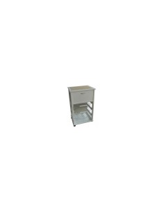 CARRELLO VESUVIO PORTAPANE BIANCO 48X38X83 CM MASLEGNO su TreG Ingr... 2