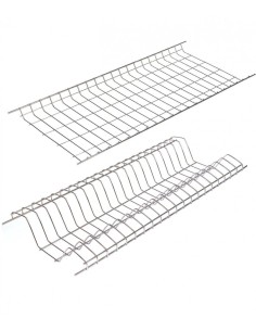 SCOLAPIATTI INOX A GRIGLIA PENSILE 2 PIANI 76 CM FILTEX su TreG Ing...