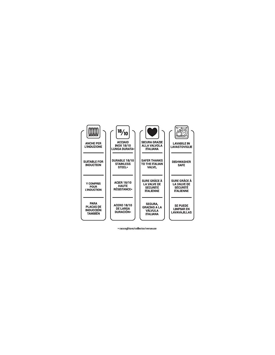 DIVINA CAFFETTIERA 4 TAZZE INDUZIONE BIALETTI su TreG Ingrosso