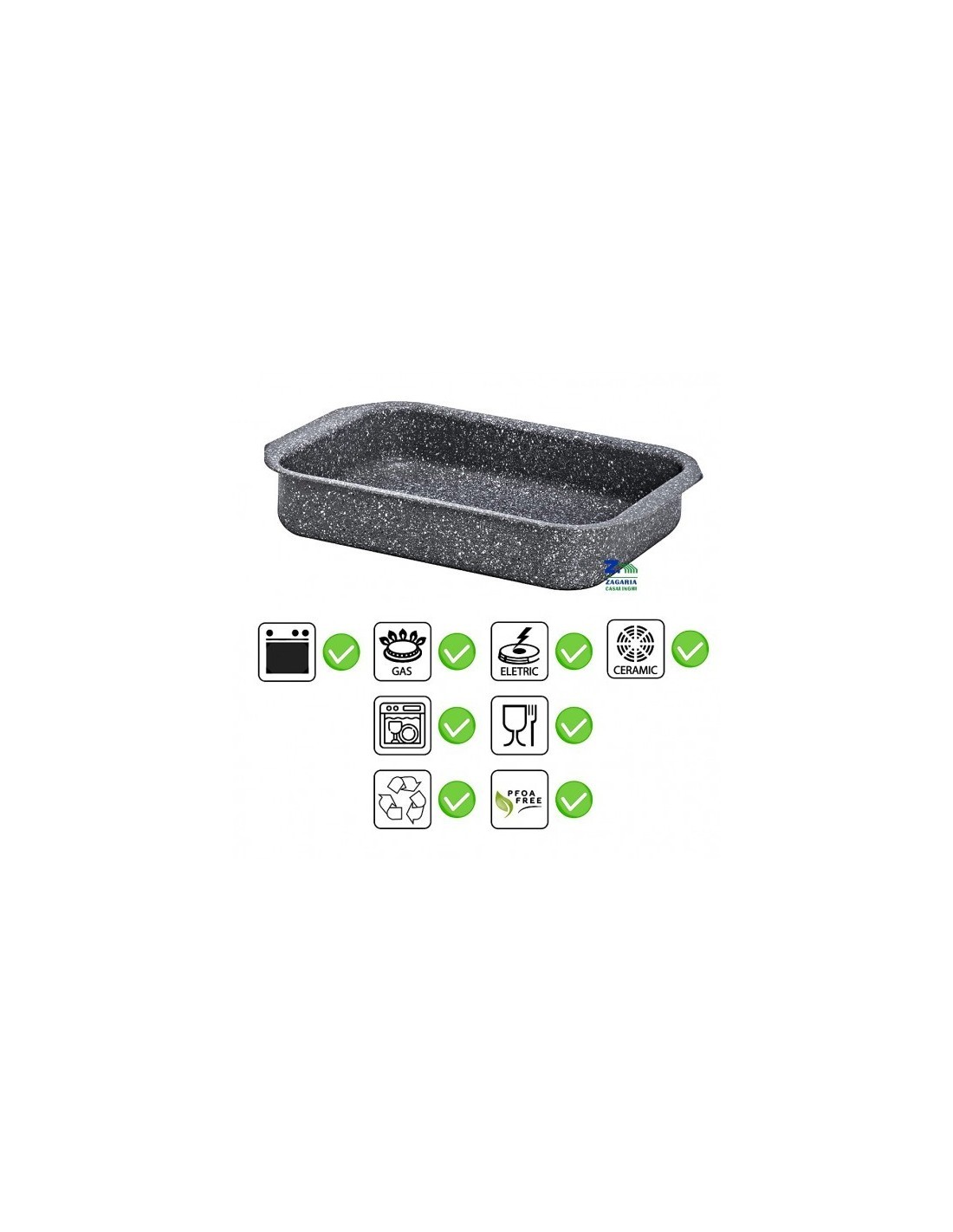 MADAME PETRA 3.0 LASAGNERA DA FORNO 25X18 su TreG Ingrosso